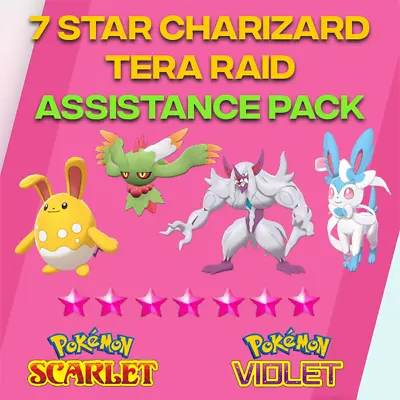 £2.50 • Buy 7 STAR CHARIZARD TERA RAID - ASSISTANCE PACK | Pokemon Scarlet & Violet