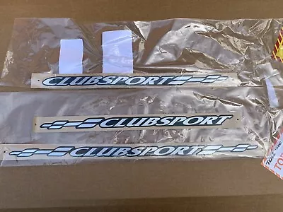 Hsv Vt Series 1 ' Clubsport ' R8 Lettering Decal Badges Set Of 3 Genuine Hsv New • $175