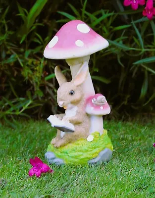 Garden Ornaments Solar Animal Mouse Mushroom Toadstool 19CM • £8.95