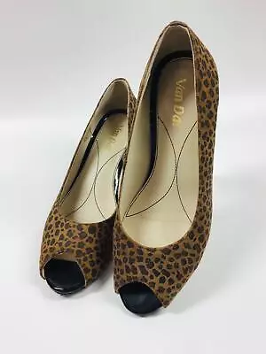 Van Dal Malta Leopard Wedge Heels UK 5.5 D • £20