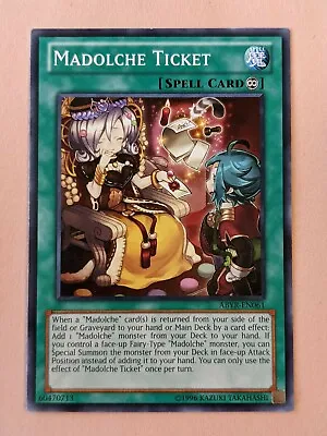 Yugioh-madolche Ticket-common Unlimited-abyr-en061 • $3.61