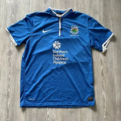 2013-14 Linfield FC Northern Ireland Nike Top M • £4.90