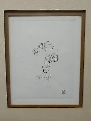 Misya By Pierre Bonnard Framed Original Etching Collector's Guild Authenticated • $300