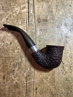 Peterson Donegal Rocky Rustic Finish Medium Bent Calabash Briar Pipe (05) • £79.95