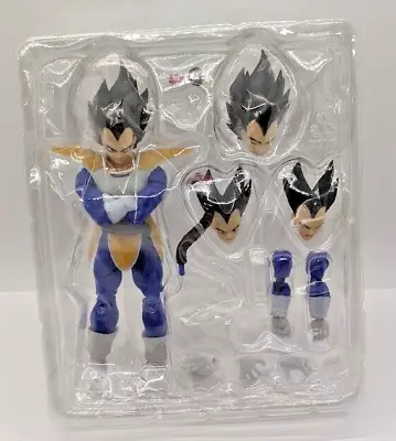 Anime Dragon Ball Z Shfiguarts Vegeta Clear Joint Movable PVC Action Figure • $89.99