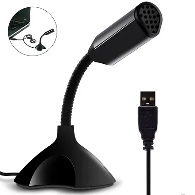 USB Plug And Play Microphone Conference Computer Voice Chat Durable Speaker UK • £7.98