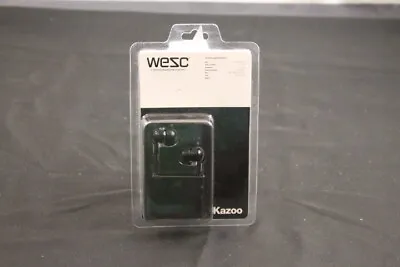 $18 • Buy Wesc  Kazoo  In Ear Headphone Color Black New In Box
