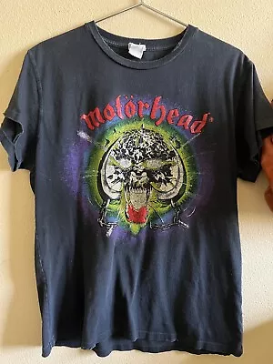 Vintage Madeworn Motörhead Shirt Medium - Black / Multicolor “Overkill” Graphic • $139