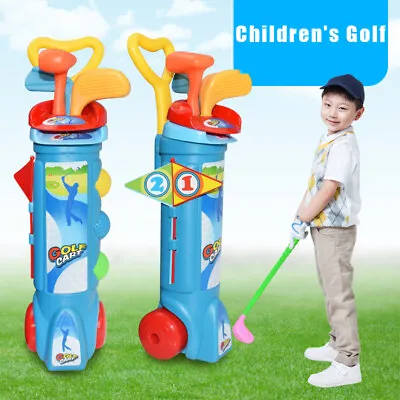 $19.38 • Buy Kids Golf Club Set Toddler Mini Golf Play Set Sport Outdoor Practice Balls Toys