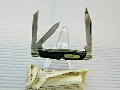 Vintage 2000 BUCK USA 310 3 Blade Whittler Pocketknife (NOS) Discontinued • $17.50