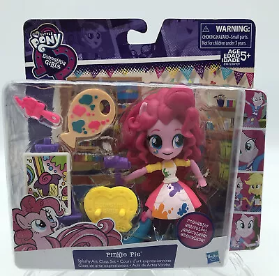 My Little Pony Equestria Girls Minis Pinkie Pie Splashy Art Class Set Doll Figur • $43.75