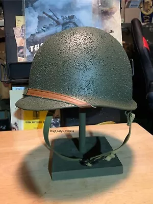 WWII US Military M1 Combat Helmet Restored Original Front Seam • $250