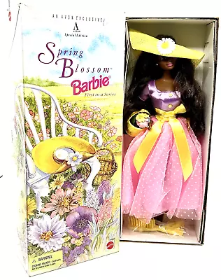 Spring Blossom Barbie Doll 1995 Avon Special Edition Exclusive New In Box • $26.75