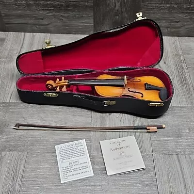 Authentic Models Miniature 7  Violin W/ Red Velvet Case • $14.97