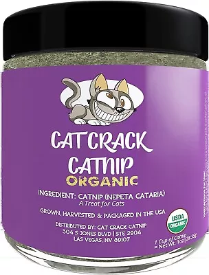 Cat Crack Organic Catnip Premium Safe Nip Blend Infused With Maximum Potenc... • $54.99