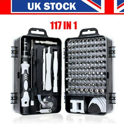 £10.59 • Buy 117 In 1 Magnetic Precision Screwdriver Set Computer Pc Phone Repair Tool Kit UK