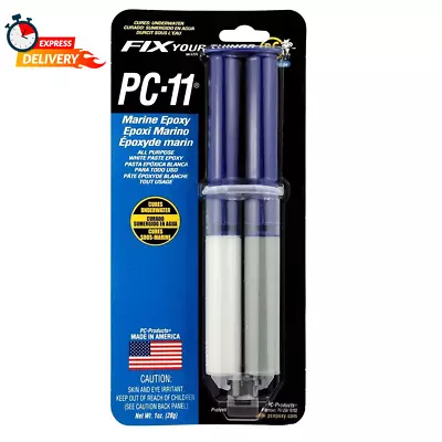 Pc-Products PC-11 Epoxy Adhesive Paste Two-Part Marine Grade 1Oz Applicator • $14.16