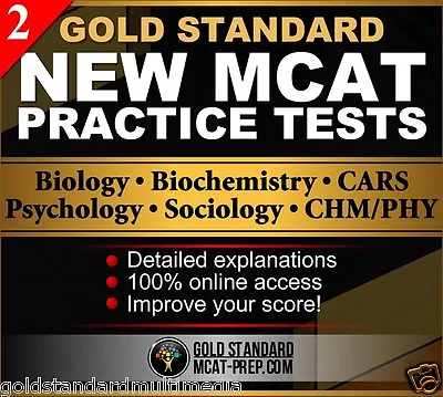 MCAT Online Practice Tests 2023 MCAT Exam Preparation & Practice Questions • $20