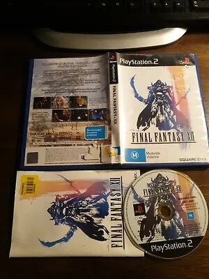 Final Fantasy XII Ps2 12 SONY PLAYSTATION GAME FREE POST SEE STORE THERES MORE  • $9.99