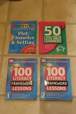 £8.95 • Buy English Literacy Teaching Books/Resources - 100 Framework Lessons Year 1/2 KS1
