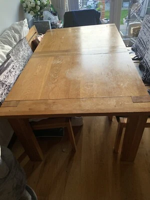 £55 • Buy M & S Sonoma Light Oak Extending Dining Table For 8 People