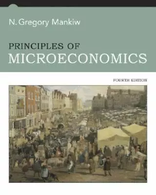 Principles Of Microeconomics - 9780324319163 N Gregory Mankiw Paperback • $4.52