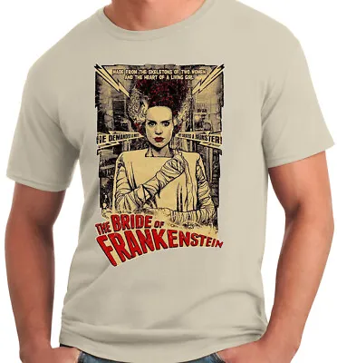 PubliciTeeZ Big And Tall Bride Of Frankenstein Horror Movie Poster T-Shirt  • $16.99