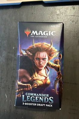 Commander Legends 3-Booster Draft Pack Box Sealed 🔥🔥🔥 MTG Magic The Gathering • $19.99