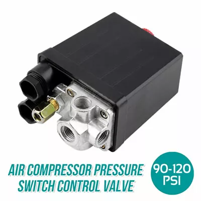 2PCS Air Compressor Pressure Switch Control Valve 90-120PSI Heavy Duty Miniative • $38.28