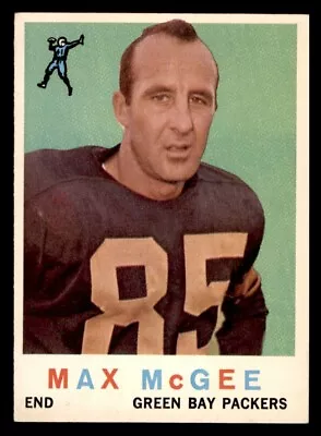 1959 Topps Football #4 Max McGee EX • $25