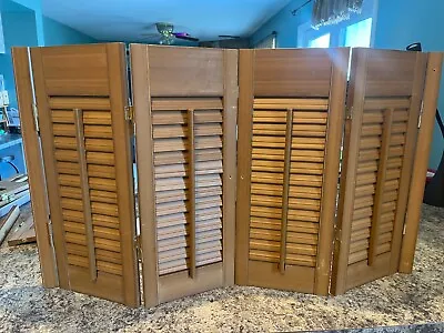 Pair Of Interior Shutters 20 High X 17.5  Wide Each • $53.97