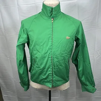 Vintage Alligator Men’s Harrington Jacket Green Small Izod Lacoste Japan • $49.99