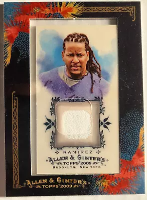 2009 Topps Allen And Ginter Relics #MR Manny Ramirez Jersey Dodgers • $4.99