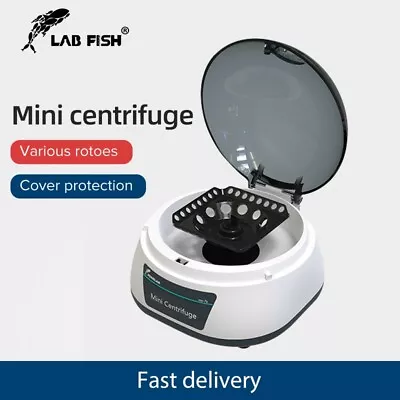 Lab Mini Centrifuge Machine 4000rpm 0.2/0.5/1.5/2ml Tube Blood PCR Centrifuga • $95