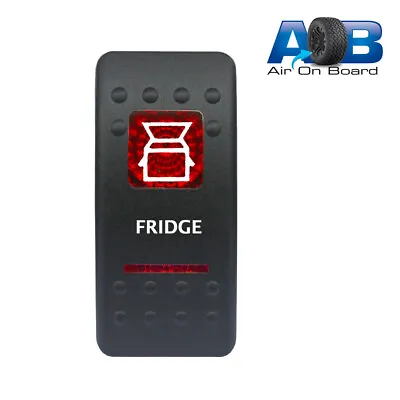 $15.50 • Buy Rocker Switch 540R 12V FRIDGE 20A Dual Led Red SPST ON/OFF
