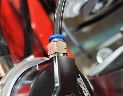 $38.75 • Buy TURBOSMART BLOW OFF VALVE BOV BOOST VACUUM PUSH CONNECT FITTING KIT M10x1.0 1/8 