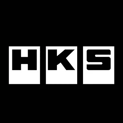 HKS CAR DECAL STICKER 200mm White Sticker No Background • $2.78