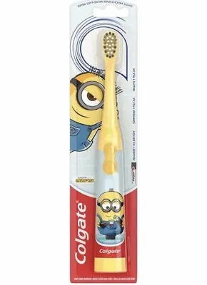 Colgate Minions Battery Powered Toothbrush For Kids 3+ With Extra Soft Bristles • £4.32