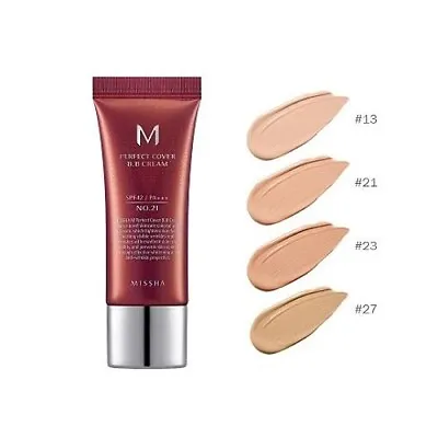 [MISSHA] M Perfect Cover BB Cream 20ml (SPF 42PA+++) K Beauty • $15.96