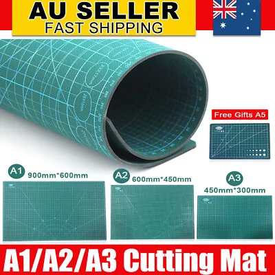 A1 A2 A3 Large Thick Double-Side Self Healing Cutting Mat Art Craft DIY -2Pack • $11.69