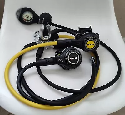 Scuba Regulator: Mares 1st Stage 2nd Stage Primary & Octo & Pressure Gauge • $450