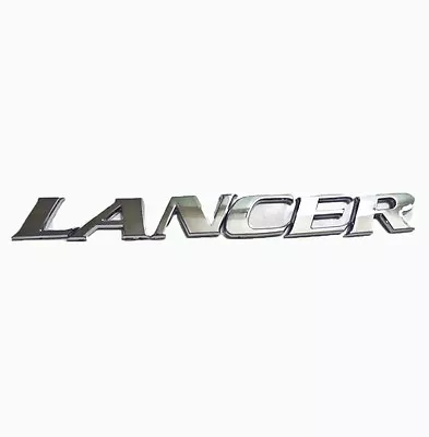 For Mitsubishi Lancer Emblem Silver Sticker Badge  Eclipse Galant GRS EVO ES RS • $9.99