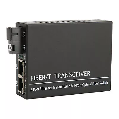 Fiber Transceiver Single Fiber Mode Fiber Ethernet Media Converter New Hot • $13.27