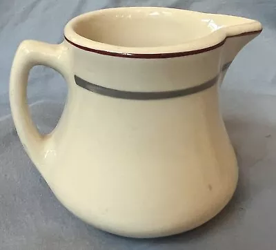 Sterling Vitrified China CN Restaurant Ware Creamer 3 1/4”H X 3 3/4”W VG Cond • $12