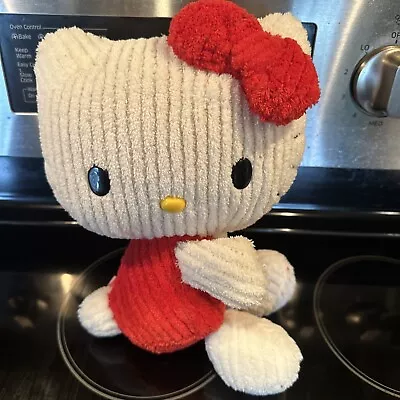Hello Kitty Japan Vintage   Plush  Red Bow & Body Cute Button Nose  2010 Y4 • $12.99