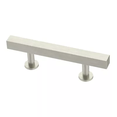 Brainerd P37255W-SS-CP 2-1/2  C-C Stainless Steel Square Bar Cabinet Pull • $2.99