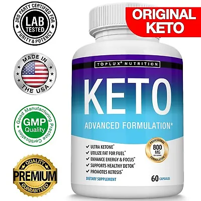 Keto Diet Pills BHB Best Ketogenic Carb Blocker Advanced  Supplement • $14.97