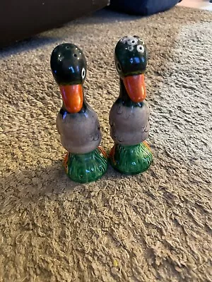 Vintage Novelty Duck Salt And Pepper Shakers Made In Japan AS IS • $7