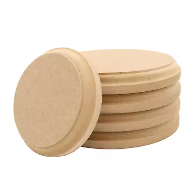 MDF Circle Trophy Edge 100mm To 300mm 18mm Thick Plaques • £2.95