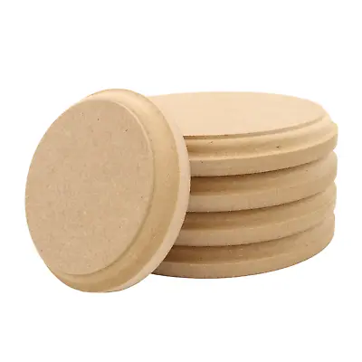 MDF Circle Trophy Edge 18mm 100mm - 300mm Blanks Disk Wood Plaques Trophy Stand • £4.78